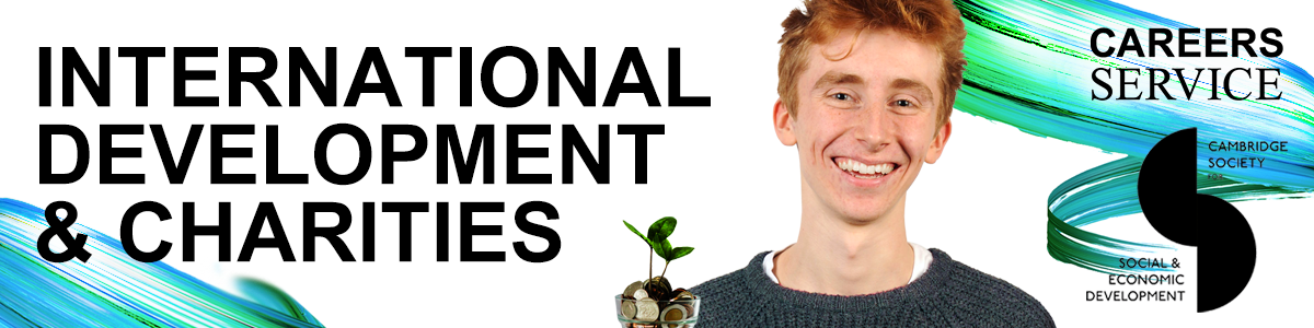 Event logo and image of student