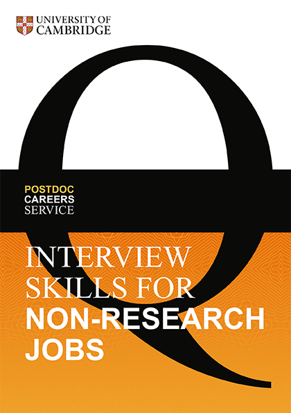 Interview Skills for Non-Research Jobs Interview Skills for Non-Research Jobs